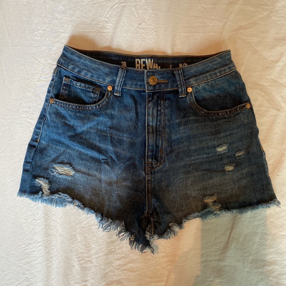 Rewash High Waisted Denim Shorts Size 26